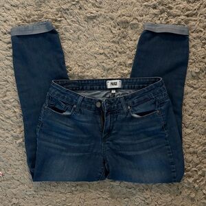 PAIGE Dark Blue Women Jeans